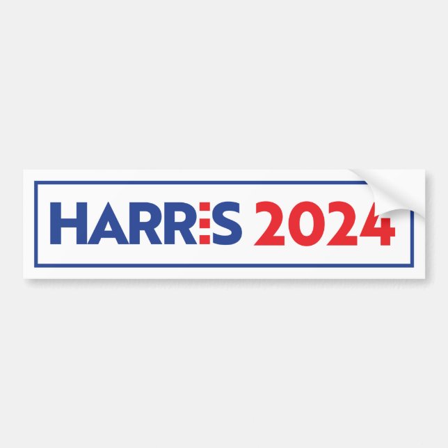 Adesivo Para Carro Kamala Harris 2024 (Frente)