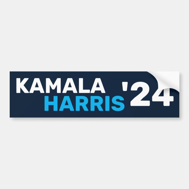 Adesivo Para Carro Kamala Harris 2024 para o Presidente (Frente)