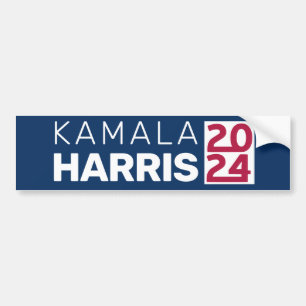 Adesivo Para Carro Kamala Harris 2024 Presidente Americano Flag Vinta