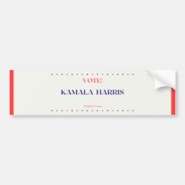 Adesivo Para Carro Kamala Harris Bumper Sticker