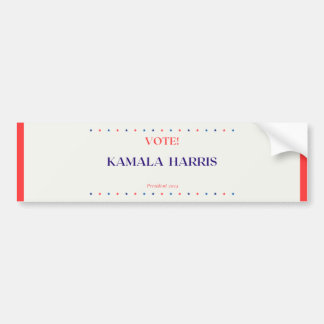 Adesivo Para Carro Kamala Harris Bumper Sticker