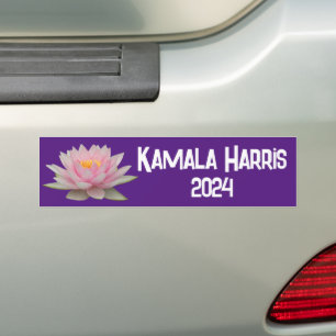 Adesivo Para Carro Kamala Harris Lotus 2024