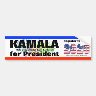 ADESIVO PARA CARRO KAMALA PARA PRESIDENTE - 2020 -