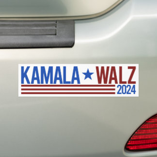 Adesivo Para Carro Kamala Walz 2024