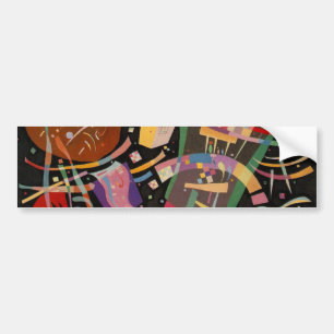 Adesivo Para Carro Kandinsky Composition 10 Abstrato Painting