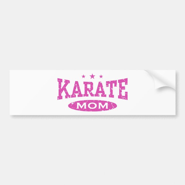 Adesivo Para Carro Karate Mãe (Frente)