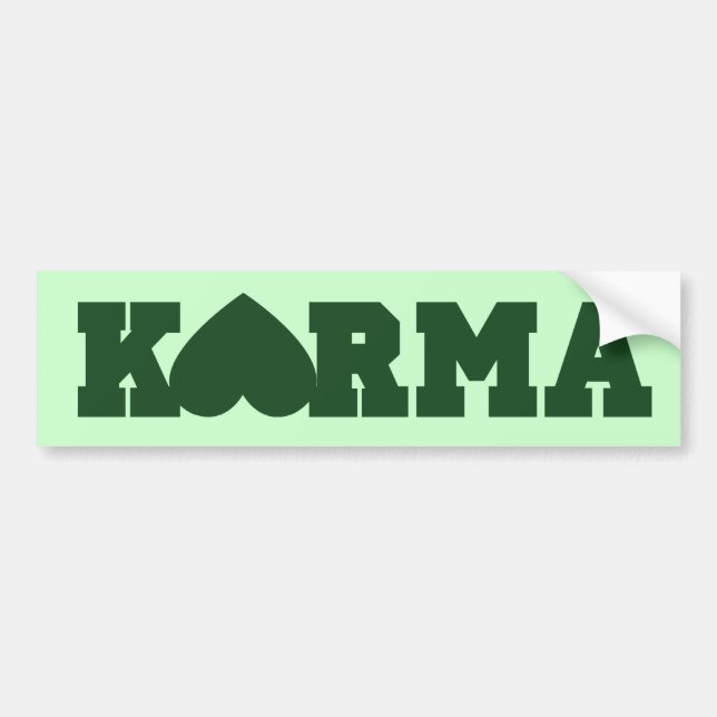 Adesivo Para Carro Karma Heart (Frente)