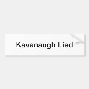 Adesivo Para Carro Kavanaugh encontrou-se autocolante no vidro