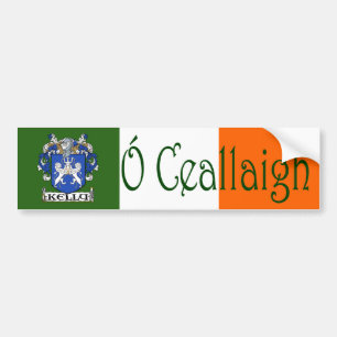 Adesivo Para Carro Kelly Clan Irish/English Bumper Sticker