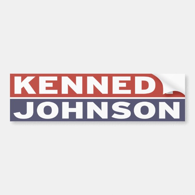 Adesivo Para Carro Kennedy/Johnson (Frente)