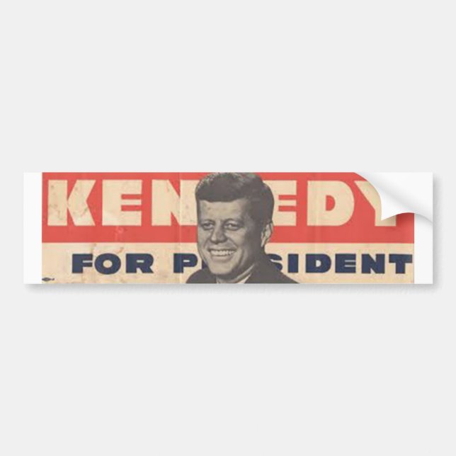 Adesivo Para Carro Kennedy para o Presente Bumper Sticker (Frente)
