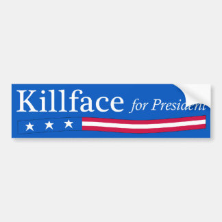 Adesivo Para Carro Killface para o presidente autocolante no vidro