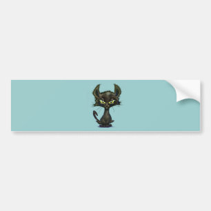 Adesivo Para Carro Kitten Preto