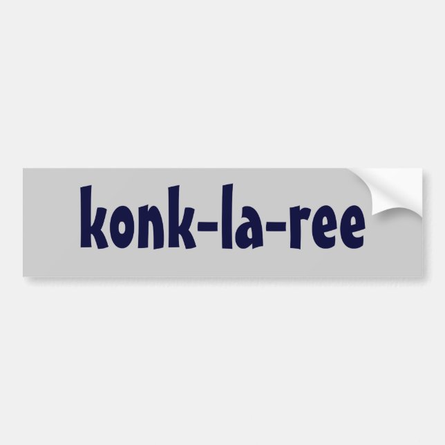 Adesivo Para Carro konk-la-ree (Frente)