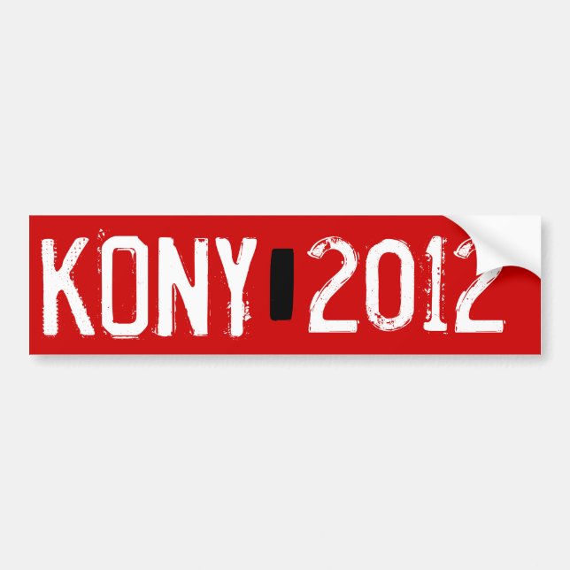 Adesivo Para Carro Kony 2012 (Frente)