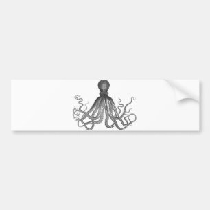 Adesivo Para Carro Kraken - polvo gigante preto/Cthulu