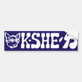 Adesivo Para Carro KSHE-95 Bumper Sticker
