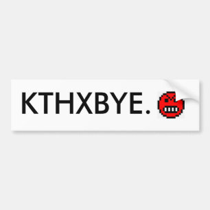 ADESIVO PARA CARRO KTHXBYE.