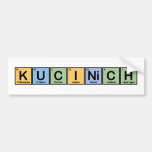 Adesivo Para Carro Kucinich fez dos elementos