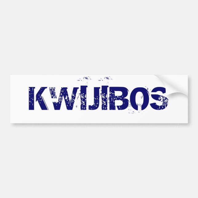 ADESIVO PARA CARRO KWIJIBOS (Frente)
