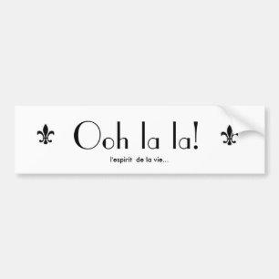 Adesivo Para Carro La do la de Ooh! Bumpersticker