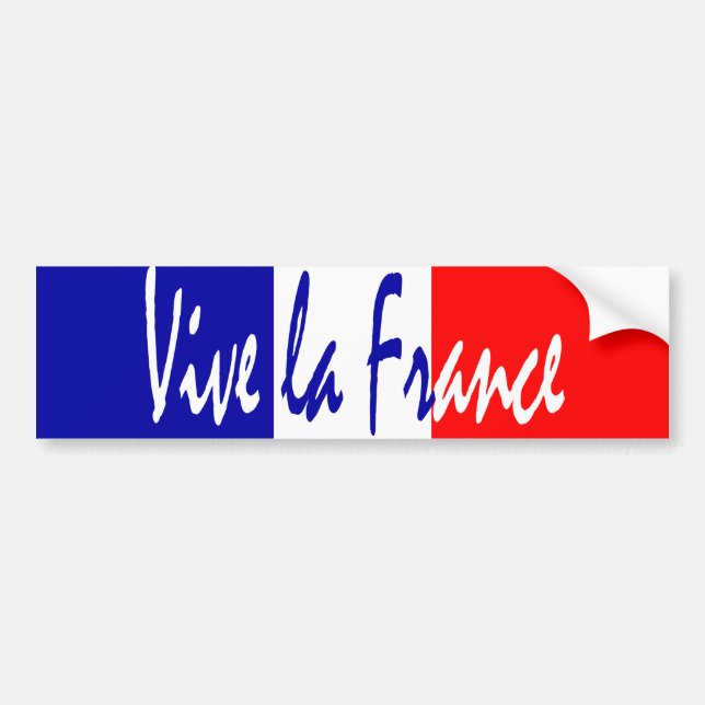 Adesivo Para Carro La France de Vive - o autocolante no vidro (Frente)