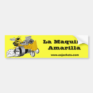 Adesivo Para Carro La Maquina Amarilla