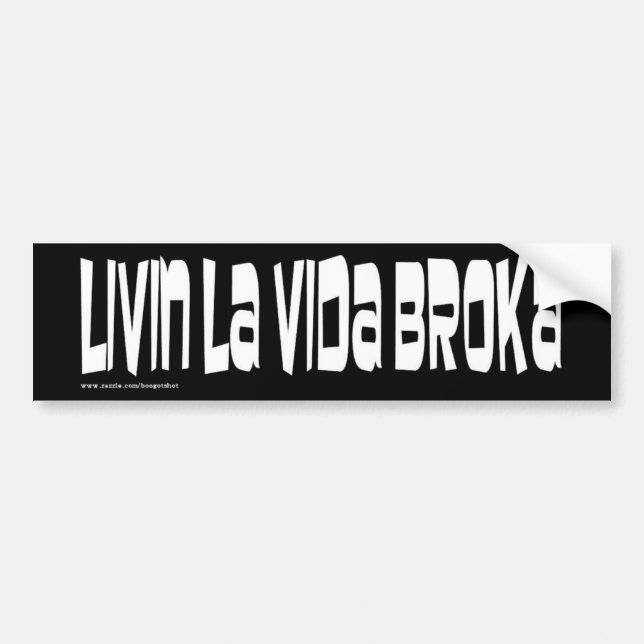 Adesivo Para Carro La vivo Vida Broka (Frente)
