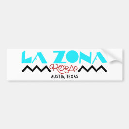 Adesivo Para Carro La Zona Rosa Classic Bumper Sticker
