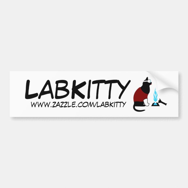 Adesivo Para Carro LabKitty (Frente)