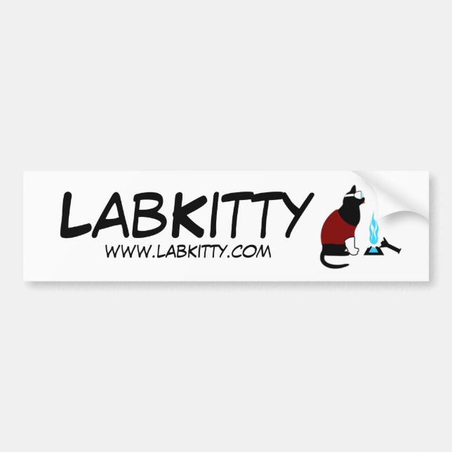 Adesivo Para Carro LabKitty (Frente)
