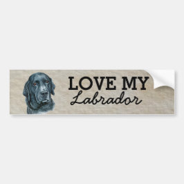 Adesivo Para Carro Labrador Bumper Sticker