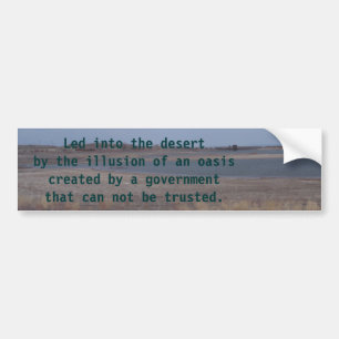 Adesivo Para Carro lago lahontan, conduzido no deserto pelo illus…