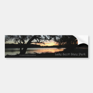 Adesivo Para Carro Lago Scott State Park Kansas Sunset Bumper Sticker