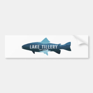 Adesivo Para Carro Lago Tillery North Carolina Fish