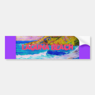 Adesivo Para Carro Laguna Beach Art