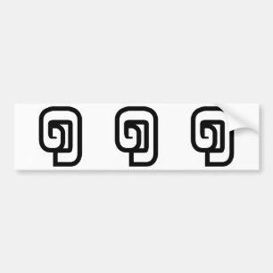 Adesivo Para Carro Laos / Laos Número um / 1 / ໑ (Nung/Nueng)