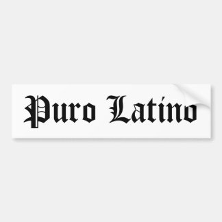 Adesivo Para Carro Latino de Puro