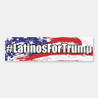 Adesivo Para Carro Latinos do #LatinosForTrump para o autocolante no