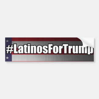 Adesivo Para Carro Latinos do #LatinosForTrump para o autocolante no