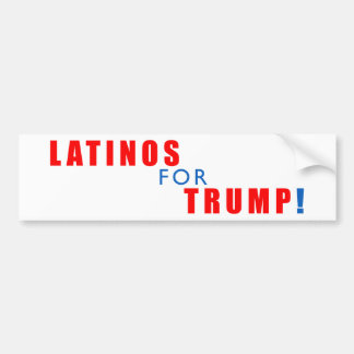 Adesivo Para Carro Latinos para Donald Trump