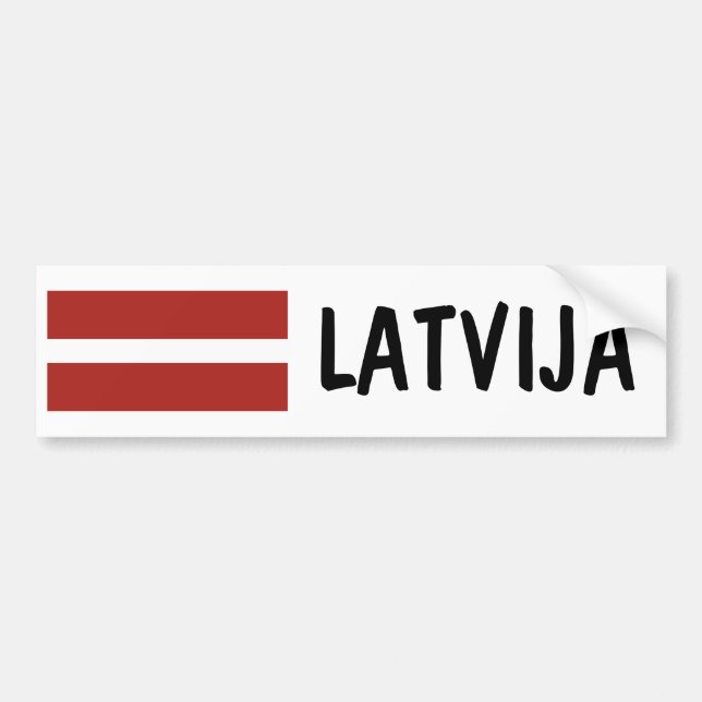 Adesivo Para Carro Latvia (Frente)