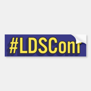 Adesivo Para Carro #LDSConf, o hashtag para a conferência de LDS