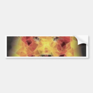 Adesivo Para Carro Leão Fractal
