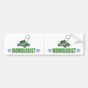 Adesivo Para Carro Leão Yard Mears, Mow Lawns, Paisaging Lawn Care