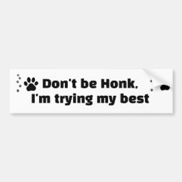 Adesivo Para Carro Learning Driver Please Don’t Honk