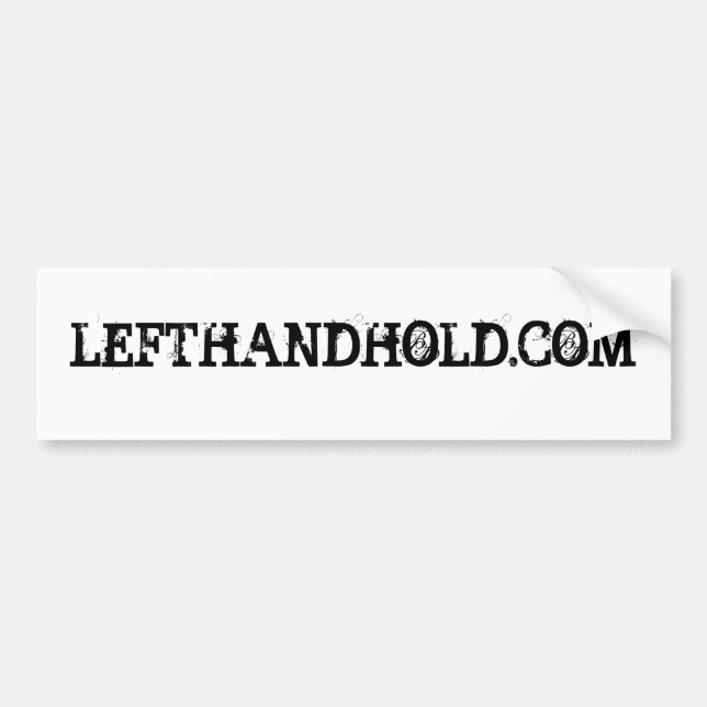 ADESIVO PARA CARRO LEFTHANDHOLD.COM (Frente)