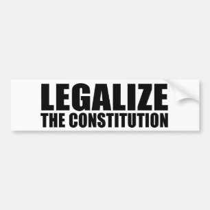 Adesivo Para Carro Legalize a constituição
