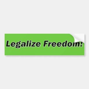 Adesivo Para Carro Legalize a liberdade