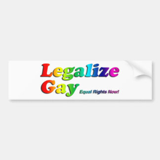 Adesivo Para Carro Legalize o gay